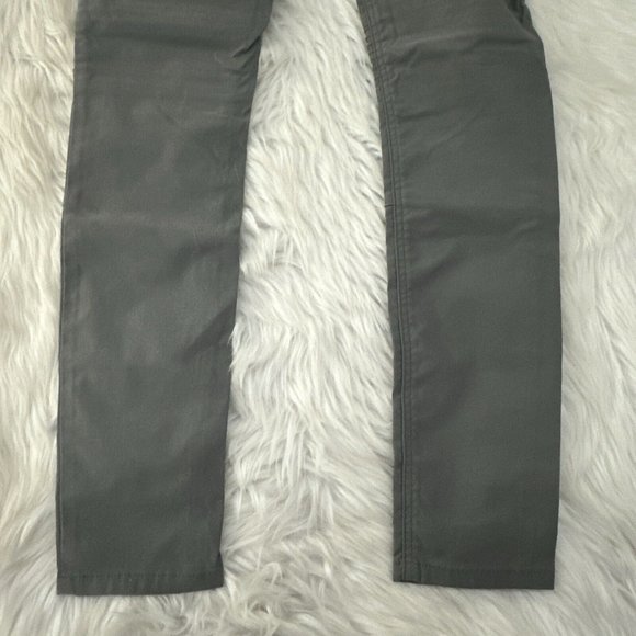 Prana womens gray double knee skinny jeans gray 4 stretch EUC - Picture 13 of 14